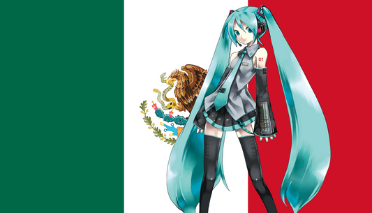 HATSUNE MIKU FLAG MEXICO