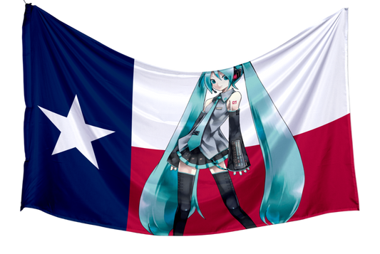 HATSUNE MIKU TEXAS FLAG