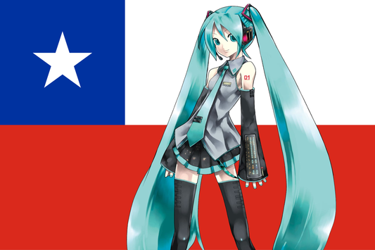 HATSUNE MIKU FLAG CHILE